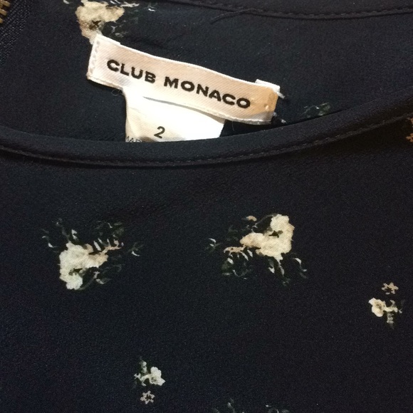 EUC Club Monaco navy Isra Romper Jumper 100% Silk - Picture 4 of 5